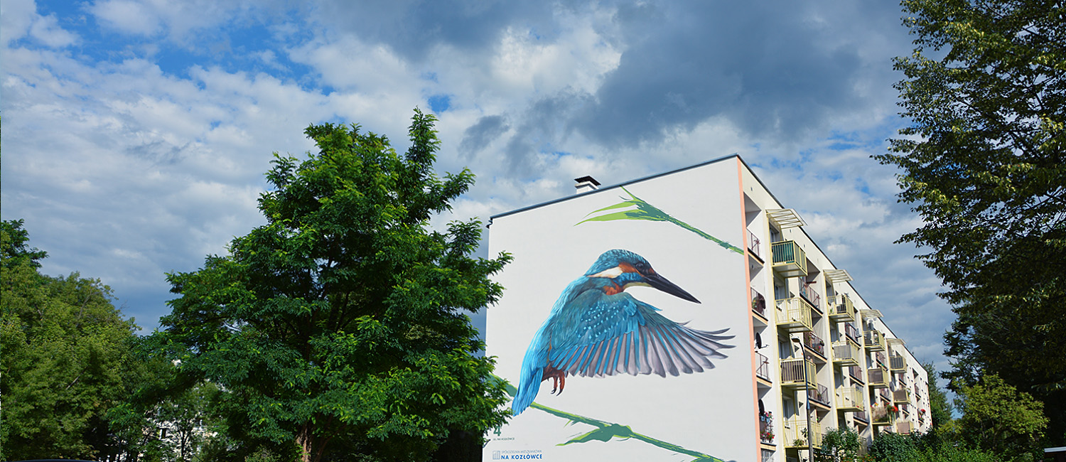 Mural na osiedlu Na Kozłówce